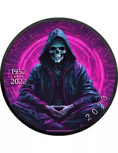 GRIM REAPER Who I Am Going To Kill 1 オンス銀貨 $5 カナダ 2023-