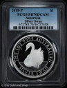 2018-P $2 オーストラリア プルーフ 1 オンス シルバー スワン PCGS PR 70 DCAM