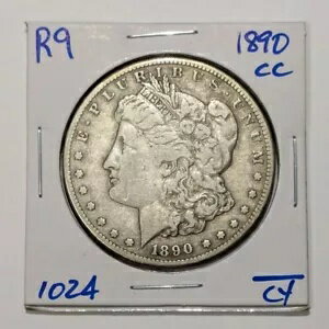 1890-CC $1 モルガン シルバー ダラー コイン - R9