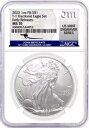 2023 フィジー 1 オンス タイプ 1 シルバー イーグル NGC MS70 早期リリース Mercanti Signature