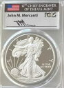 2019-W シルバー イーグル-PCGS PR70-発行初日-マーカンティ-フラッグ-LOW POP 300