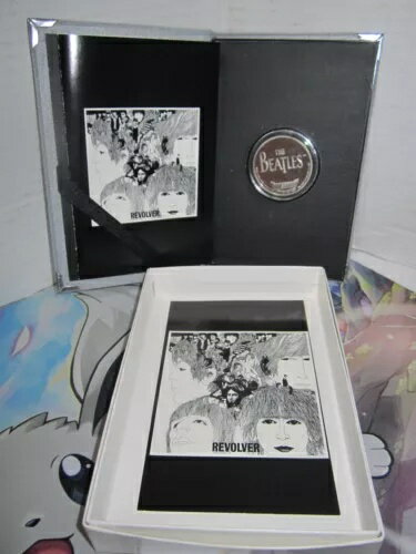 ビートルズ 1991 - リボルバー レコード 1.ozt .999 シルバー コイン ケースとボックス