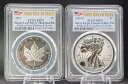 2019 プライド オブ トゥー ネイションズ 2pc 米国セット PCGS PR70 FDOI デュアル フラッグ ラベル