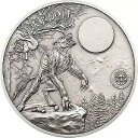 2013 パラオ $10 神話上の生き物 - ウェアウルフ - 2 オンス銀貨-