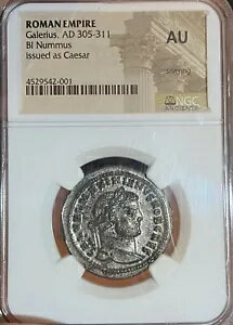  AD 305-311ꥦ BI Nummus 女NGC 졼 AU