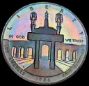 モンスタートーン 1984-S オリンピック銀ドル プルーフ- PCGS PR65 DCAM