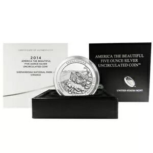 2014-P バーニッシュ シルバー ATB シェナンドー国立公園、ボックス、OGP & COA