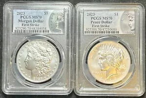 2023 PCGS MS70 モルガン & ピース ダラ
