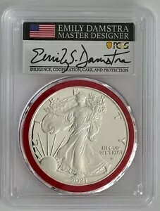 2021-S PCGS PR70DCAM シルバー イーグル T