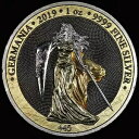 2019 1 オンス シルバー ゲルマニア コイン ? 6 貴金属 ? 999 コイン 5 マーク コインのみ