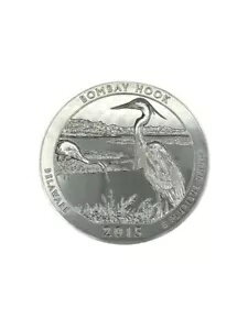 2015 ボンベイ フック デラウェア 5 オンス ATB .999 シルバー ラウンド - コインのような美しいプルーフ