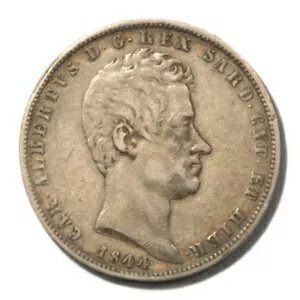 イタリア サルデーニャ カルロス アルベルト 5 リラ 1