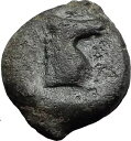 ゼウギタナのカルタゴ 紀元前 300 年 本物の古代ギリシャのコイン馬ヤシの木 i58445