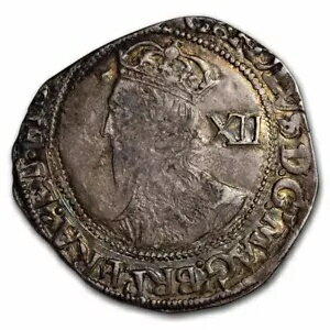 (1625-49) イギリス銀シリング チャールズ 1 世 XF