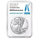 プレセール - 2025-W プルーフ $1 アメリカン シルバー イーグル NGC PF70UC AR 先行リリース...