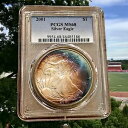 ?? モンスター レインボー トナー 2001 アメリカン シルバー イーグル ms68 pcgs .999fs ASE ??