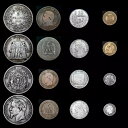 1849A-1922 - フランスの歴史的なコイン 8 枚 ???? - 大量送料無料!!!!