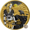 ヴァルキリー ソルヴェイグ ヴァルハラ 1 オンス シルバー コイン 金メッキ ゲルマニア 2024