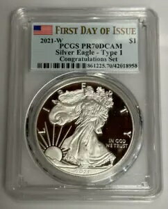 2021 W プルーフ シルバー イーグル PC