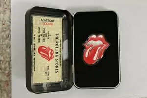 ジブラルタル 2021 ローリング ストーンズ 1 オンス シルバー リップ コインとコイン