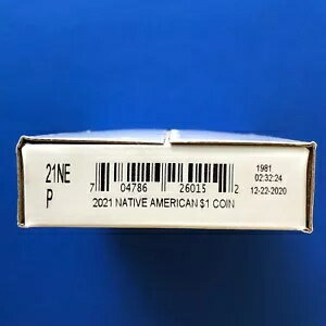 2021 P ネイティブ アメリカン コイン バッグ = Distinguished Military = 未開封箱 = 100 =