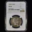 1902-O 理髪店 ハーフダラー ? NGC VF-30 ? 50C シルバーコイン 非常に上質 ?信頼できる?(3)