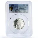 コスタリカ 300 コロネス アラフエラ建国 ホセ ラミレス PR69 PCGS 銀貨 1981