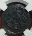 ビザンチン帝国 AE フォリス (3.63g) c.AD 1075-1081 NGC Choice AU