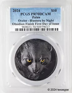 2024 ѥ饪 $10 2 С ϥ󥿡 Х ʥ - å ֥å ץ롼 PCGS PR70 FDI