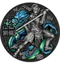 2021 ニウエ チャイニーズ ヒーローズ 劉備 2オンス シルバー アンティーク コイン 500/500 オメガ
