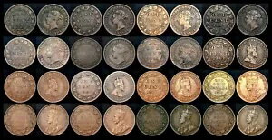 1 セント - カナダ ヴィンテージ コイン 16 枚セット ???? 送料無料!!!!