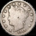 1912-S リバティ V ニッケル - キー日付 Executive Coin Company からのお買い得品