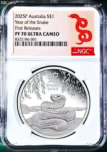 2025 オーストラリア プルーフ シルバー Lunar Y