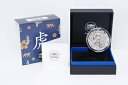 2022年Pr.フランス タイガー年 1 オンス .999 シルバー (月シリーズ) 1/3000
