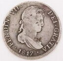 1817 年ボリビア 4 レアル銀貨ポトシ PJ KM#88 流通(3)