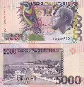 セントトーマス & プリンス 5000 ドブラス 2013 P 65 UNC