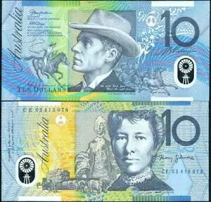 オーストラリア 10ドル 2003 P 58 ポリマー UNC