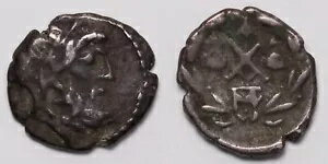 古代ギリシャ銀貨 アカイア同盟 レイクダイモン/スパルタ ヘミドラクム 紀元前85年 レア