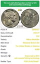 2022 P ミント エラー 25C ウィルマ マンキラー クォーター PCGS AU 58 BROKEN DIE 1061