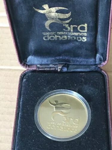 2003年 カタール・ドーハ第3回西アジア競技大会記念コインメダルバッジ オリンピック
