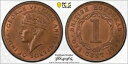 英国領ホンジュラス、1945 年ジョージ 6 世セント。 PCGS MS 64 R&B。 130,000 ミンテージ。
