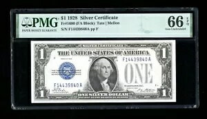 DBR 1928 $1 С Fr. 1600  FA ֥å PMG 66 EPQ ꥢ F14439840A