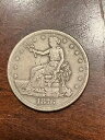 1876 S Trade Dollar XF 表面の小さいマークの手頃なタイプのコイン