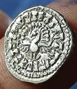 #B-インド グプタ王朝 SKANDHA Gupta 銀貨 400-450 AD マディヤデシュ タイプ