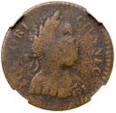 1786 M 1-A R-4 NGC グッドディテール コネチカット コロニアル銅貨(3)