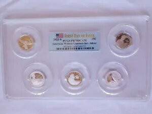 2022-S 25? シルバー アメリカン レディース 5 コイン セット PCGS PR70DCAM FDOI