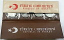 1960-1972 トルコ共和国 シルバー 4 コイン 25 および 50 リラ プルーフ セット