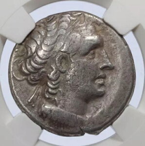 プトレマイオス 12 世 AR テトラドラクマ プトレマイオス ギリシャ銀貨 紀元前 53/2 (RY 29) - NGC VF