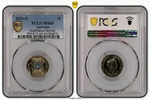2021 $2 ȥꥢߵޥӥCץߥȥޡ PCGS MS69 ȥå ݥå