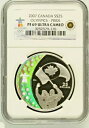 2007 カナダ シルバー $25 オリンピック プライド KM-743 NGC プルーフ PR PF 69 ウルトラ カメオ